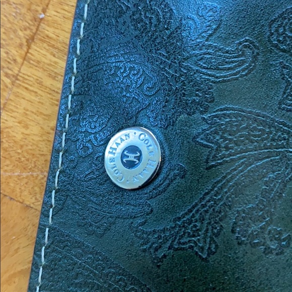 COLE HAAN genuine leather luggage tag - Picture 3 of 7